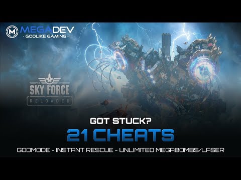 SKY FORCE RELOADED CHEATS: Instant Rescue, Godmode, MegaBombs, ... | Trainer by MegaDev