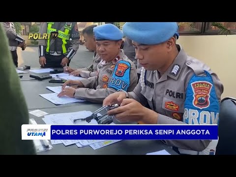 PROPAM POLRES PURWOREJO PERIKSA SENPI DINAS ANGGOTA