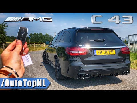 NEW! Mercedes-AMG C43 REVIEW POV Test Drive on AUTOBAHN & ROAD by AutoTopNL
