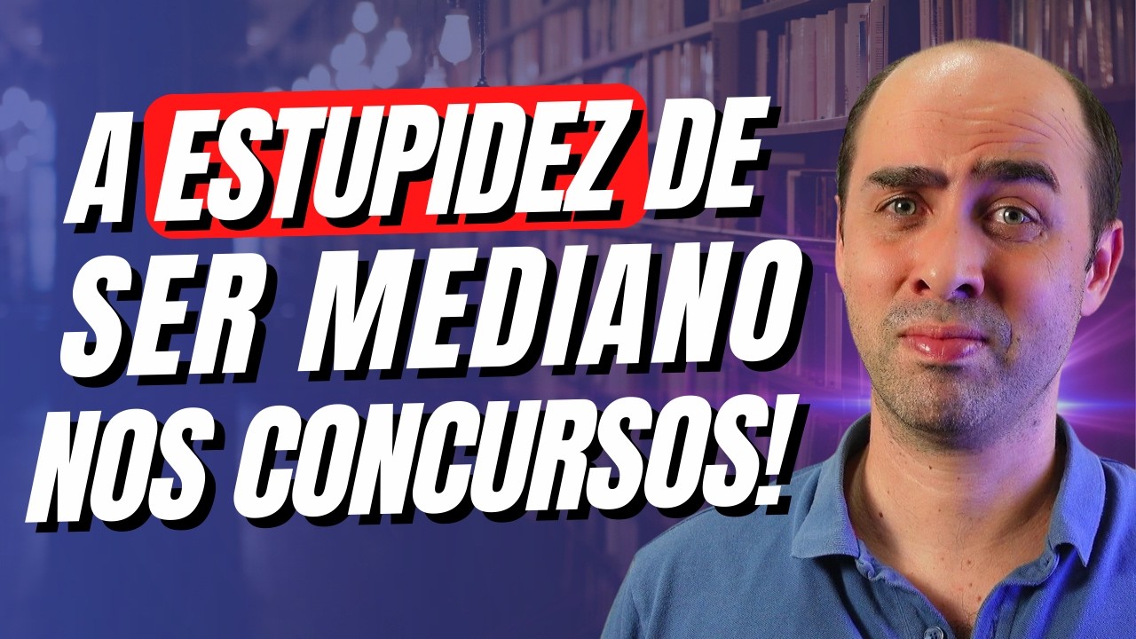 Ser mediano nos concursos é a pior vida que você pode levar!