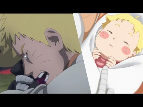 Naruto Crying Over Boruto's Death - Naruto Remembers Baby Boruto - Episode 293 End