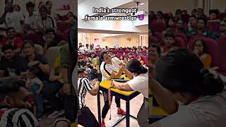 Download lagu India’s strongest female armwrestler 😈yogesh Choudhary #armwrestling #champion mp3