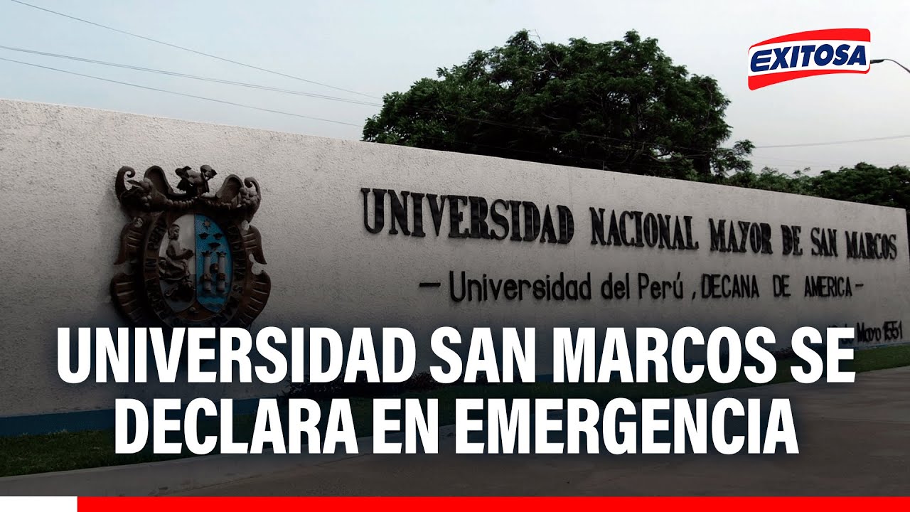 🔴🔵 San Marcos se declara en emergencia ante millonario recorte de presupuestos