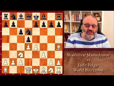 5 Minutes with GM Ben Finegold: Mamedyarov vs Polgár, World Blitz (2004)