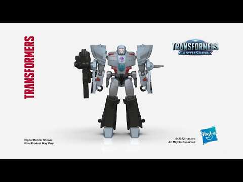 Transformers Toys EarthSpark Deluxe Class Megatron Action Figure thumbnail