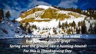 Over the River and Through the Wood THANKSGIVING LYRICS WORDS BEST TOP SING ALONG