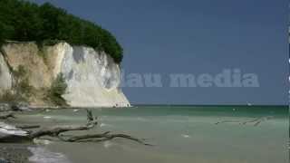 preview picture of video 'Stock Footage Europe Germany Baltic Sea Rügen Island Chalk Cliffs Travel Ostsee Kreidefelsen Urlaub'
