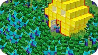 NOOBLAR VS ZOMBİ İSTİLASI #3 - Minecraft Dizisi