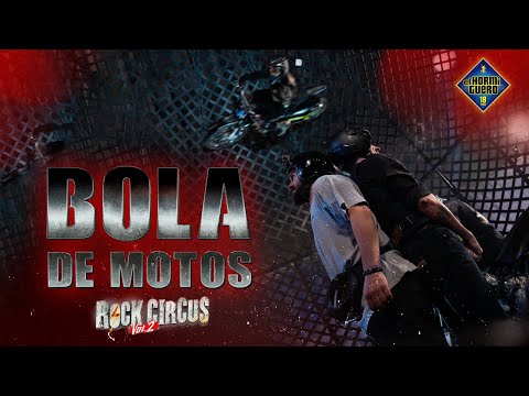 ¡Adrenalina pura! con la bola de motos de Eros Riders - El Hormiguero