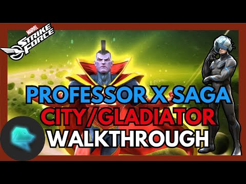 Professor X Saga - City Walkthrough | Marvel Strike Force | MSF
