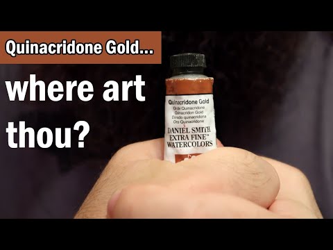 DISCONTINUED? | Daniel Smith Quinacridone Gold PO49 Survival Guide