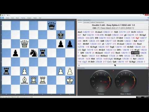 Houdini 3 x64 vs Deep Rybka 4.1 x64, LTC Chess Match Game 30 of 96