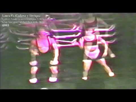 "BAILE AEROBICO" en "Noche Aeróbica Federación Mexicana de Actividades Rítmicas Aeróbicas 1993"