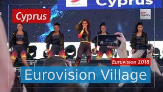 Eleni Foureira (Cyprus) - Fuego (LIVE @ Eurovision Village) Eurovision 2018
