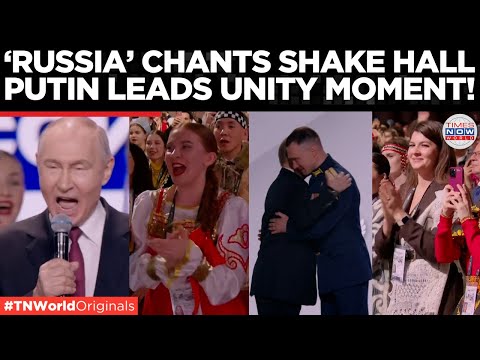 WATCH: Putin Embraces Soldier, Moscow Responds With ‘RUSSIA’ Chants