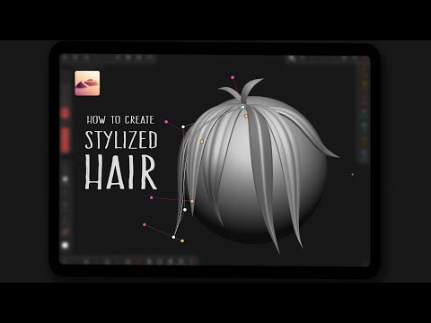 Create Stylized Hair | Nomad Sculpt Tutorial