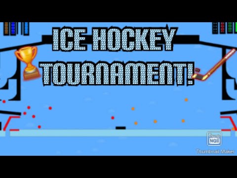 Ice Hockey Tournament Marble Race | Major League Marble Race (MLMR) In Algodoo