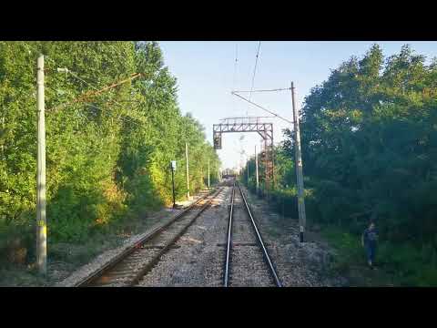 Trakia - Plovdiv (Bulgaria) lok 46 221 cab view, train 8640