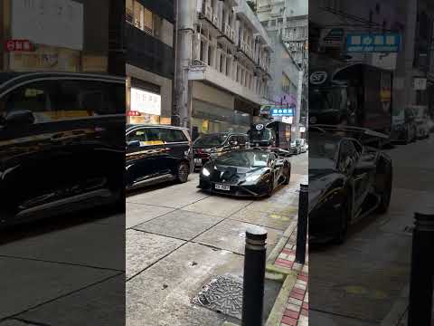 香港街頭直擊！郭富城駕駛蘭博基尼STO跑車現身，狀態絕佳