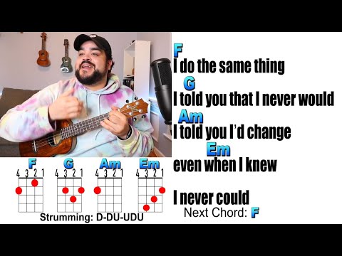 STAY - The Kid LAROI, Justin Bieber Ukulele Play Along and Chords