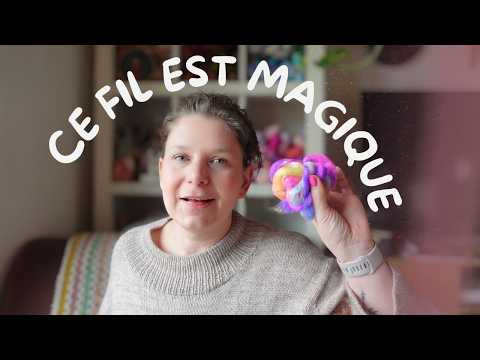 Podcast tricot | Mes encours + le fil le plus magique que j’ai tricoté 🌈