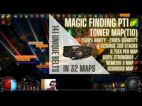 Magic Finding Tower Map(T10) pt1 Preparation & Results (9-10ex per hour)