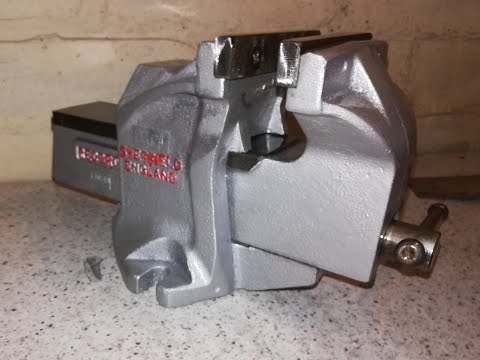 BRITISH SHEFFIELD ENGLAND VICE Old to New *** Bench Vice RESTORATION ***