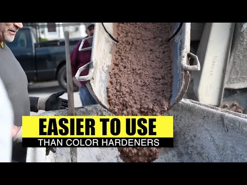 Decorative Concrete Integral Color Made Easy