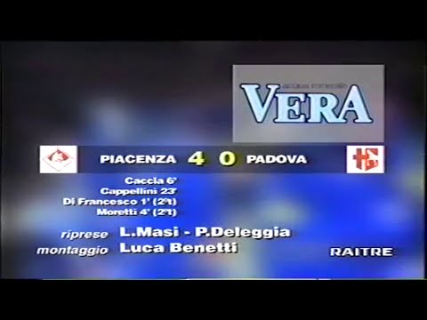 SERIE A 1995/1996: PIACENZA - PADOVA 4-0