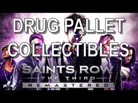 Saints Row The Third Remastered - All 20 Drug Pallets Collectibles (SR3 Remastered Collectibles)