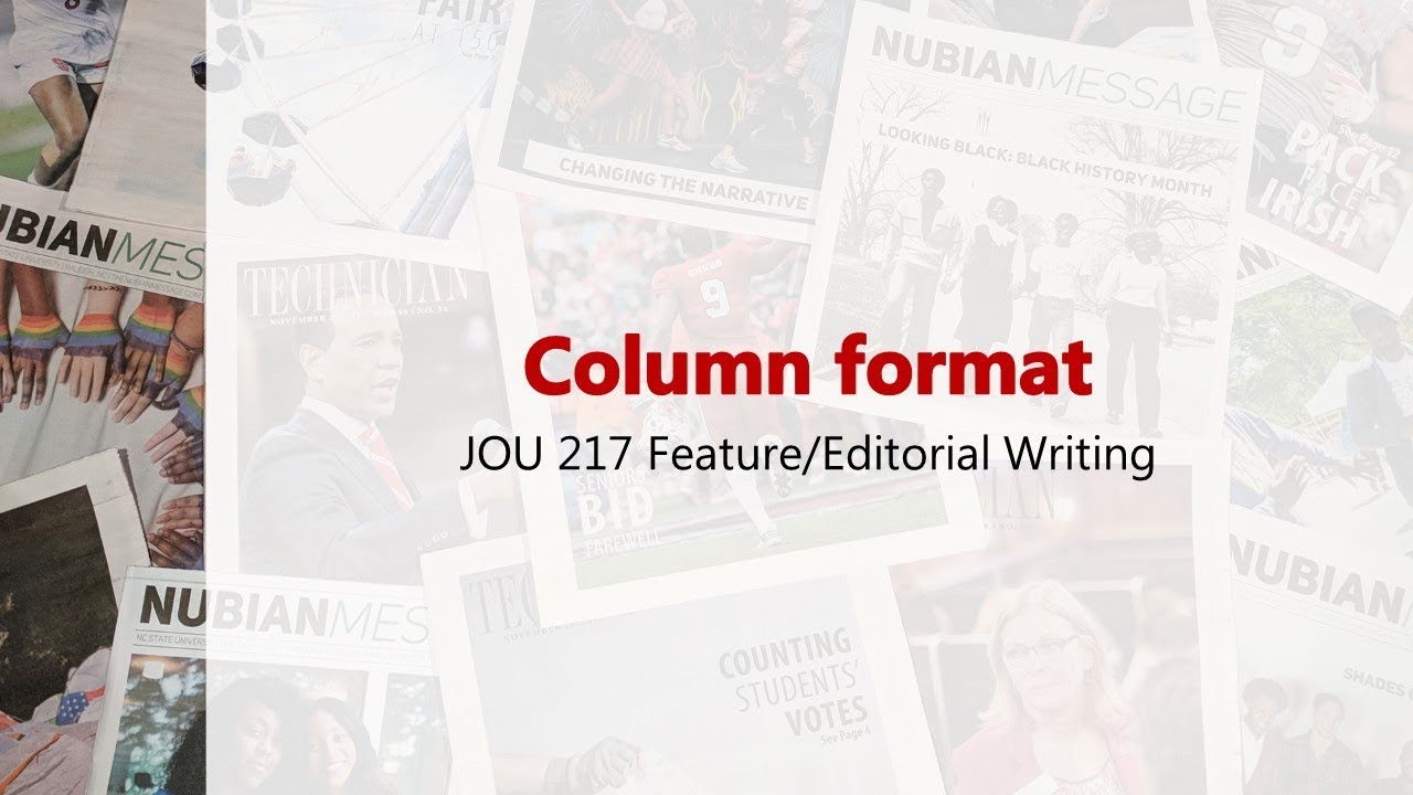 Column format
