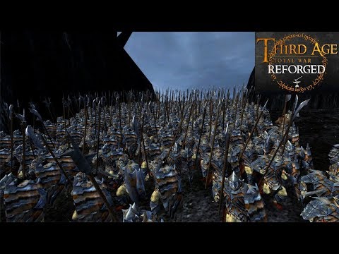 10000 MAN ASSAULT ON GOBLIN TOWN (Siege Battle) - Third Age: Total War (Reforged)