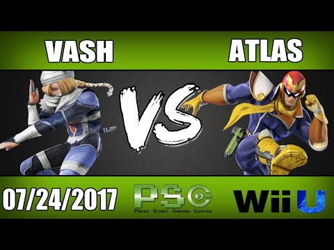 PWRUP | Vash (Sheik/Little Mac) vs Atlas (Capt. Falcon) - WIi U Winners Qtrs S4M