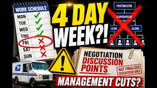 📬 USPS 4-Day Work Week Here's What Was Discussed 👀