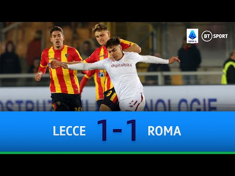 Lecce vs Roma (1-1) | Roma settle for a point as Dybala scores | Serie A Highlights