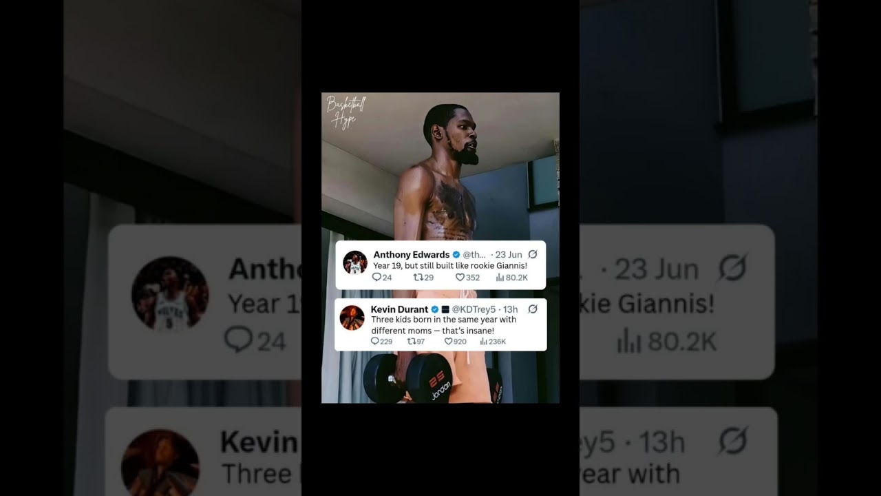 KD vs Anthony Edwards trash talk just won’t stop!👀#funny #anthonyedwards #kevindurant #viral #shorts