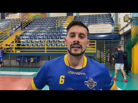 Lucio Zornetta parla al termine di Opus Sabaudia - Aurispa Libellula Lecce 1-3 #SabaudiaLecce