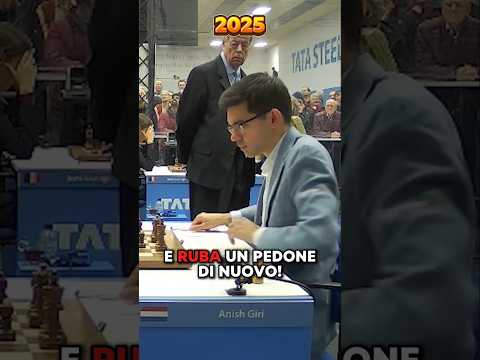 Ruba un pedone al Campione del Mondo di scacchi ♟️