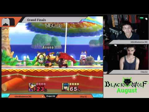 BW August - Grand Final Pt 1 - [62-Bit]Bladewise (Diddy) vs Chip (Marth) - Project M