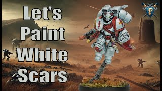 How to Paint White Scars | Painting White Armor | Warhammer 40k Painting Guide