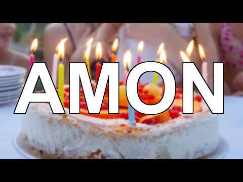 "Happy Birthday Amon - Geburtstagslied für Amon - Happy Birthday to You Amon