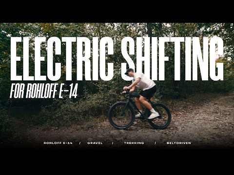 Gamechanger! Electric shifting for Belt Driven bikes with Rohloff Gearhub!