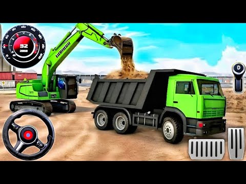 🔥New Large City Road Construction Gameplay 🚧 - Android Gameplay