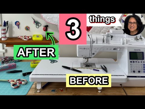 ❣️ 3 Things For Personal Sewing Space Organization