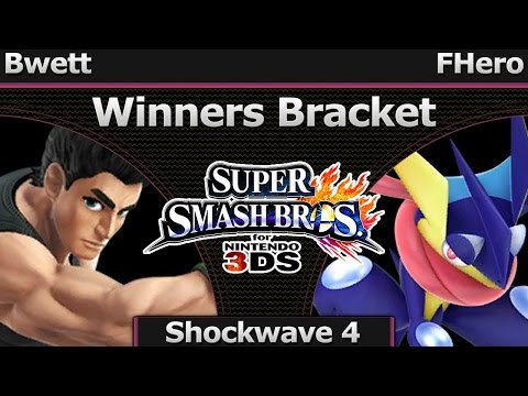 Shockwave 4 Smash 3DS - Bwett (Little Mac) vs FHero (Greninja) - Winners Bracket