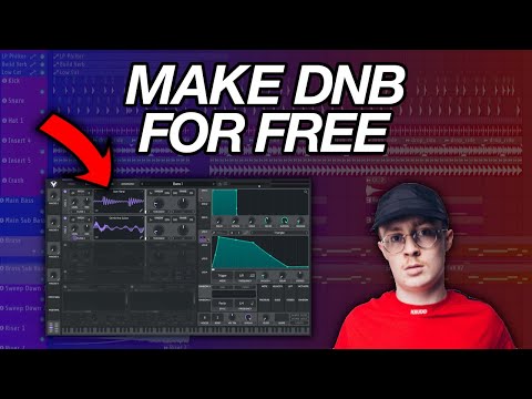 MAKING HEDEX STYLE DNB WITH FREE/ STOCK PLUGINS 🔥 VITAL DRUM AND BASS TUTORIAL