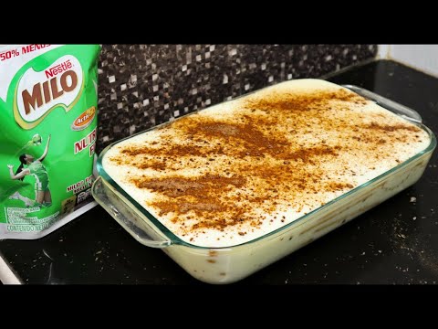 Postre de Milo y galletas