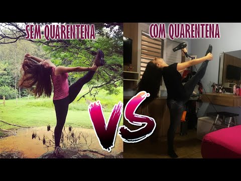 RECRIANDO FOTOS DE DANÇA EM CASA - Sem Quarentena X Com Quarentena
