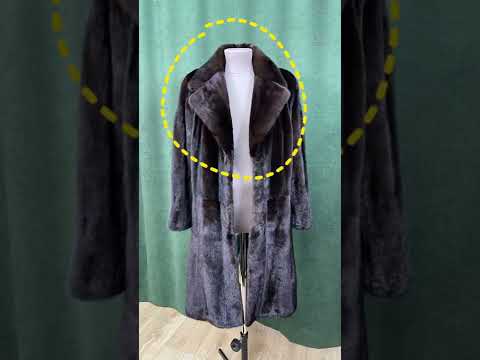 Частичный перешив шубы, капюшон перешили в английский воротник