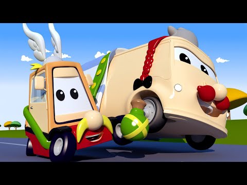 Beba Francis i Carlo su Asterix I Obelix - Tomova Lakirnica u Auto Gradu 🎨 Crtići sa autima